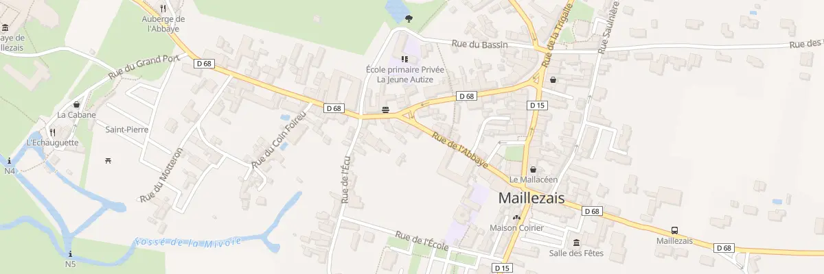 Plan du 29 Rue de l’abbaye à Maillezais