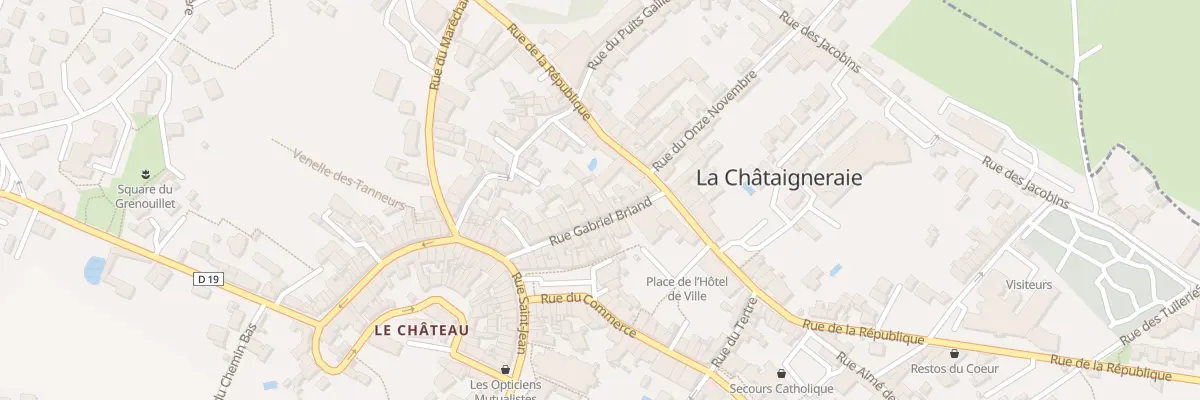 Plan du 17 Rue gabriel briand à La Châtaigneraie
