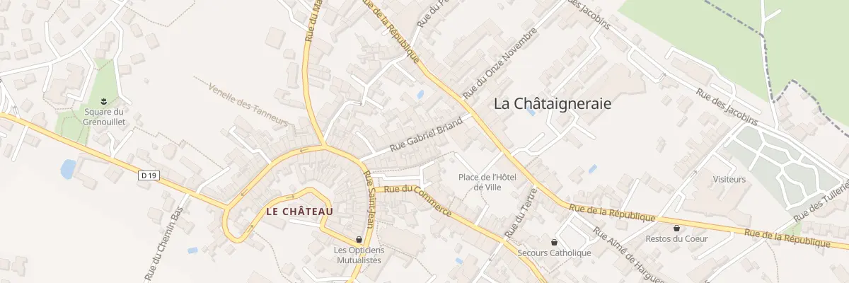 Plan du 22B Rue gabriel briand à La Châtaigneraie
