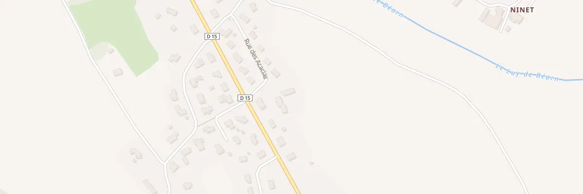 Plan du 147A Rue des Acacias à Amou
