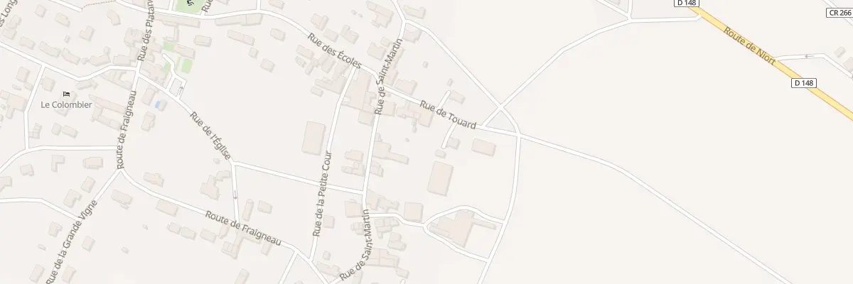 Plan du 14 Rue de touard à Saint-Martin-de-Fraigneau