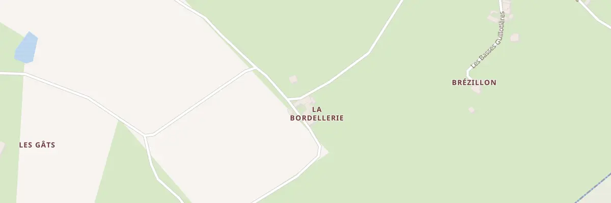 Plan du 1 La Bordellerie à Vouvant