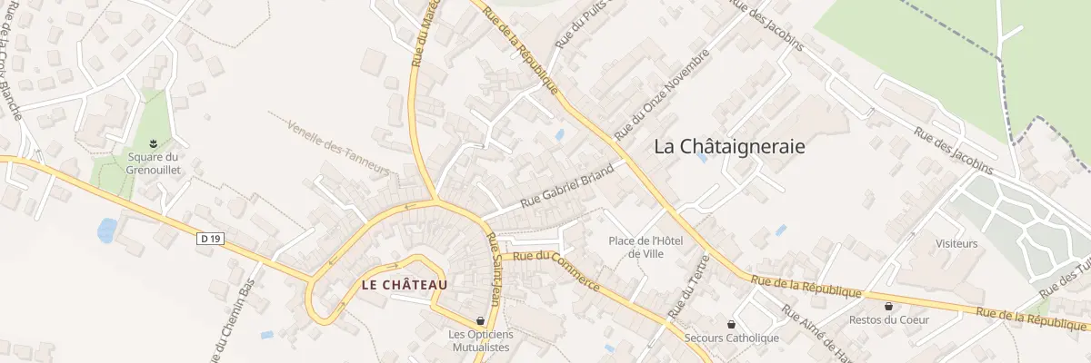Plan du 11 Rue gabriel briand à La Châtaigneraie