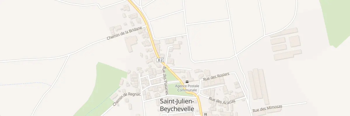 Plan du 2A Le Bourg à Saint-Julien-Beychevelle