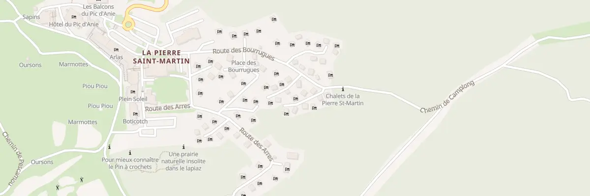 Plan du 9030 Che des Ancolies à Arette