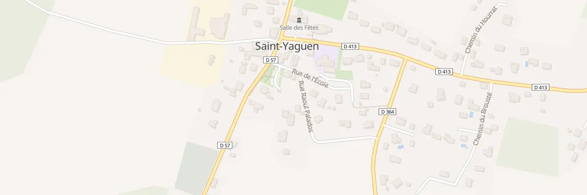 Plan du 60 Rue Raoul Palados à Saint-Yaguen