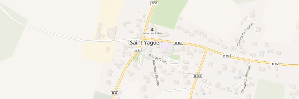 Plan du 35 Rue de l’École à Saint-Yaguen