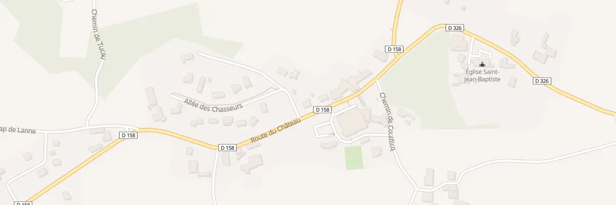 Plan du 166 Rte du Château à Gaujacq