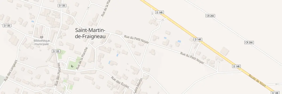Plan du 16 Rue du petit noyer à Saint-Martin-de-Fraigneau