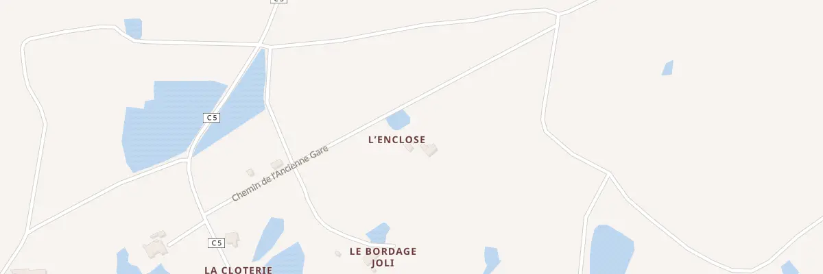 Plan du 5461 L’Enclose à Vezins