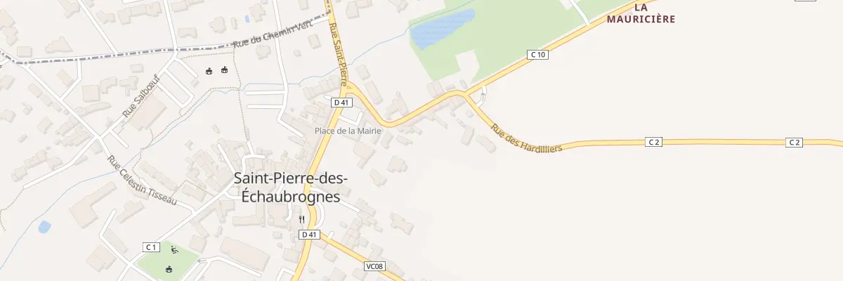 Plan du 8 Rue des Hardilliers à Saint-Pierre-des-Échaubrognes