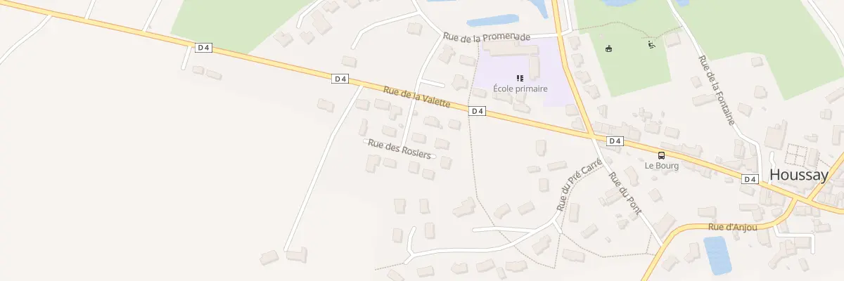 Plan du 3 Rue des Rosiers à Houssay