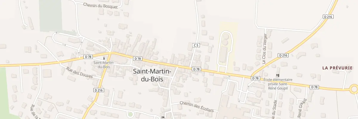 Plan du 39 Rue de l’Hommeau à Segré-en-Anjou Bleu