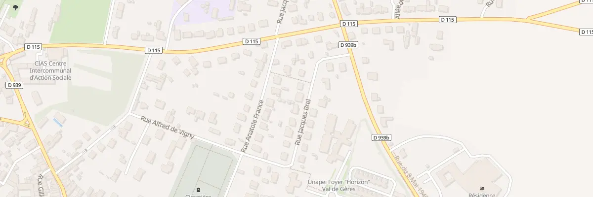 Plan du 8T Rue Jacques Brel à Surgères