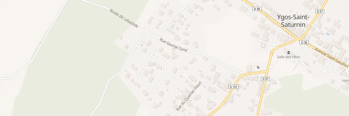 Plan du 50 Rue de la Sablière à Ygos-Saint-Saturnin