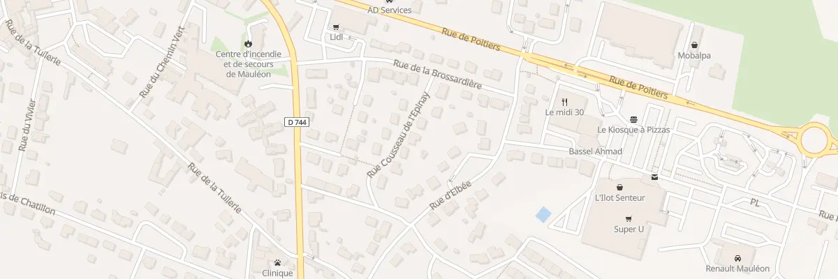 Plan du 7 Rue Cousseau de l’Epinay à Mauléon