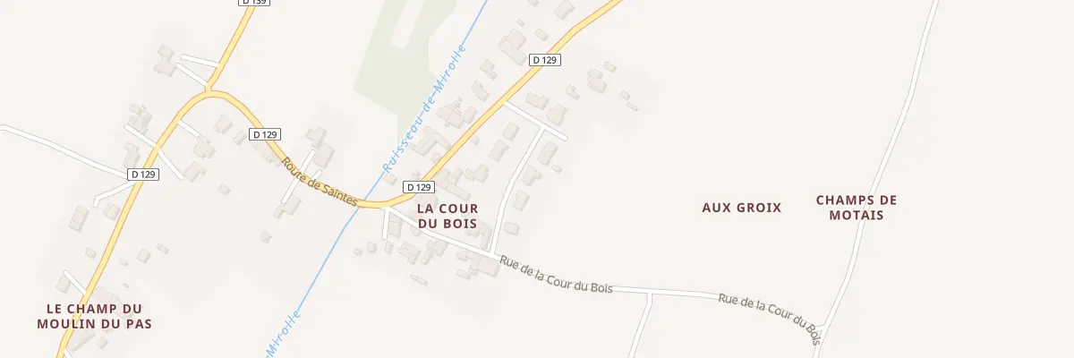 Plan du 7 Lot de la Cour du Bois à Saint-André-de-Lidon