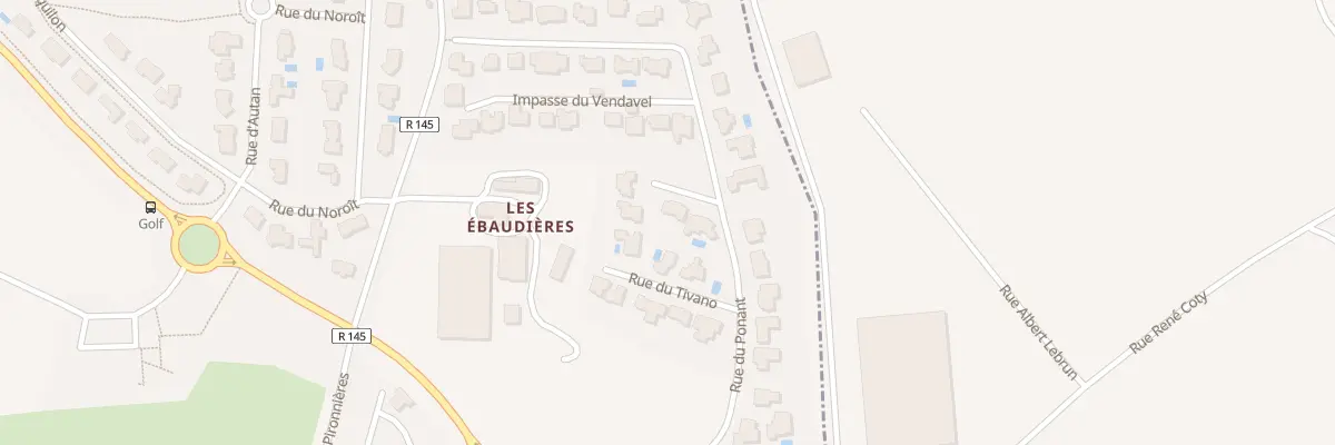 Plan du 3 Rue de la Matinière à Changé