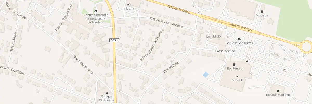 Plan du 9 Rue Cousseau de l’Epinay à Mauléon