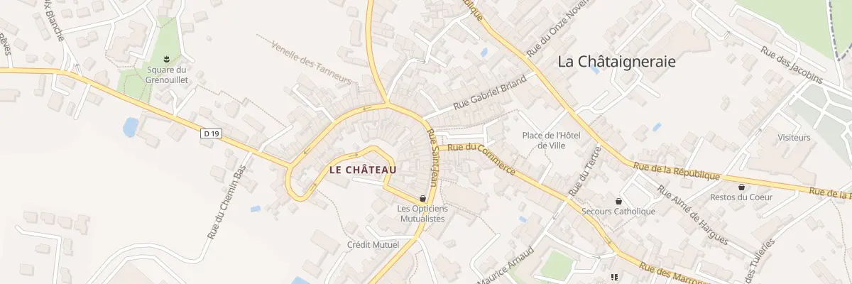 Plan du 22B Rue saint-jean à La Châtaigneraie