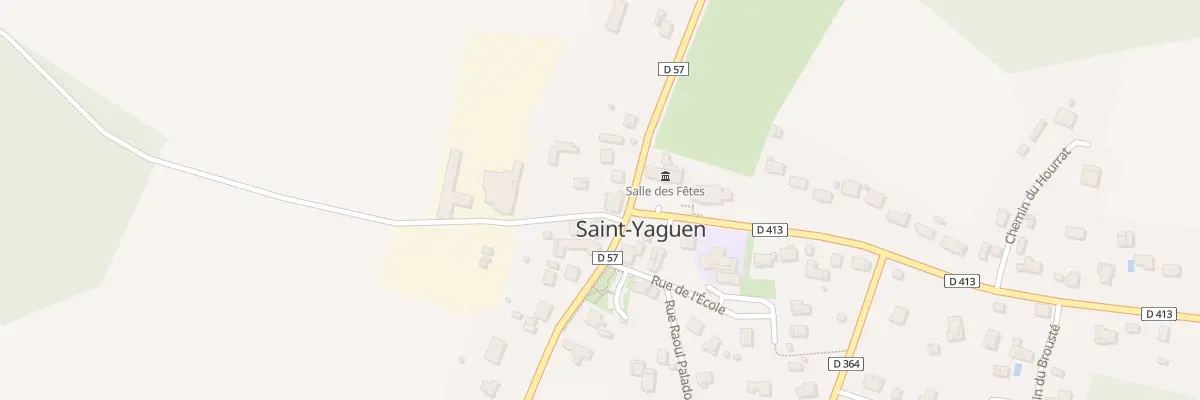 Plan du 7 Rte d’Ygos à Saint-Yaguen