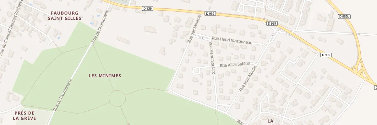 Plan du 7 Rue des Minimes à Surgères