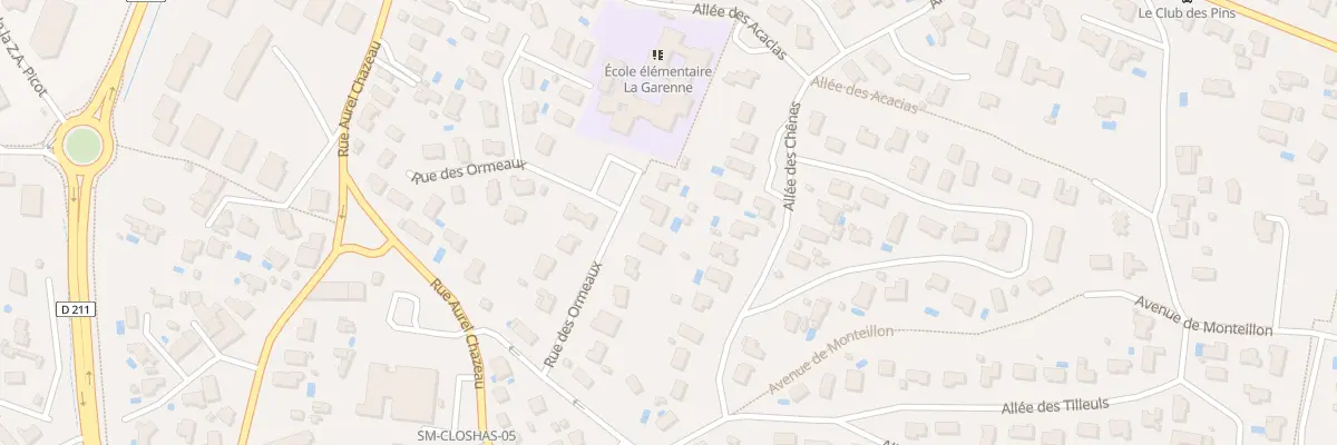 Plan du 13 Rue des Ormeaux à Saint-Médard-en-Jalles