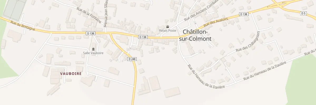 Plan du 14B Rue des Avaloirs à Châtillon-sur-Colmont