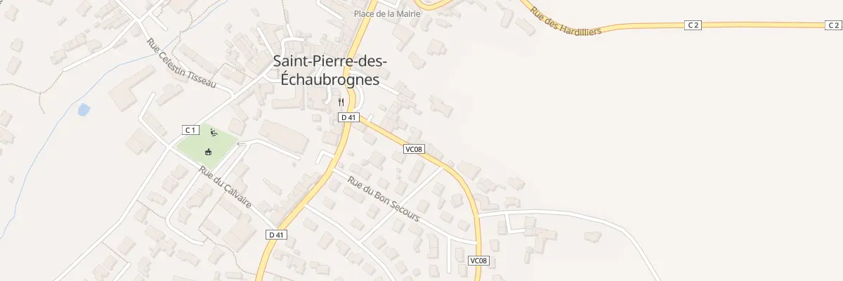 Plan du 3 Rue de la Croix Verte à Saint-Pierre-des-Échaubrognes
