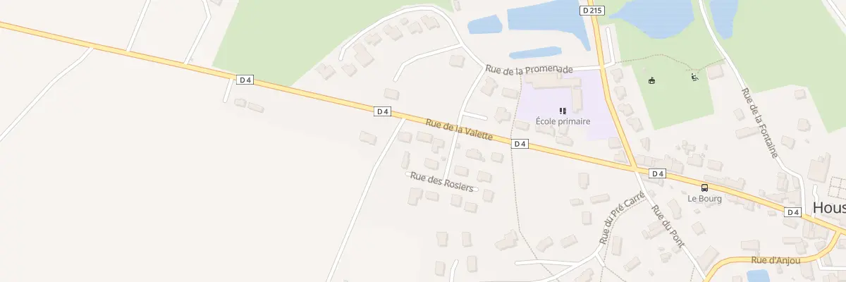 Plan du 29 Rue de la Valette à Houssay