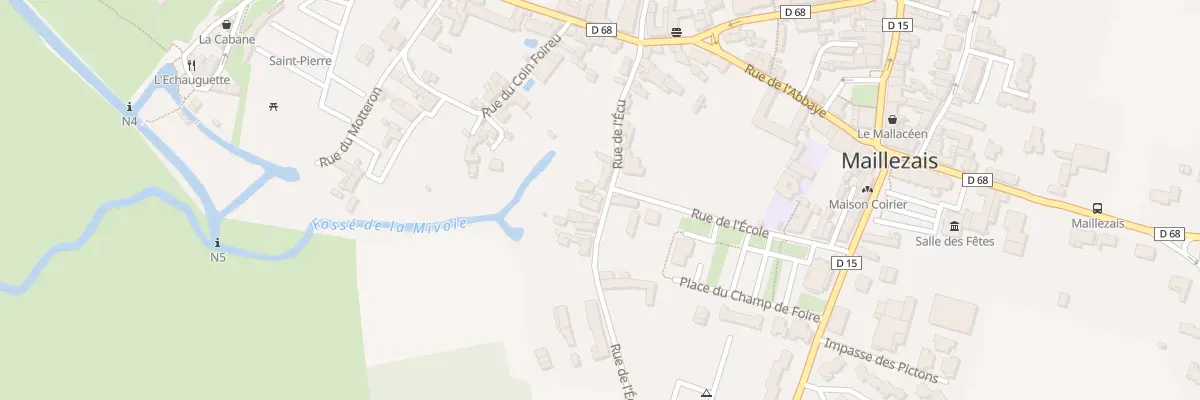 Plan du 24A Rue de l’écu à Maillezais