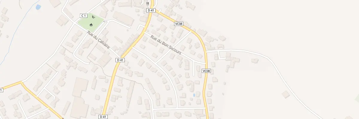 Plan du 8 Rue du Bon Secours à Saint-Pierre-des-Échaubrognes