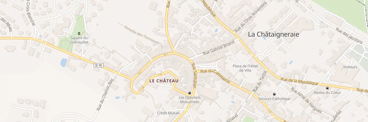 Plan du 30B Rue saint-jean à La Châtaigneraie