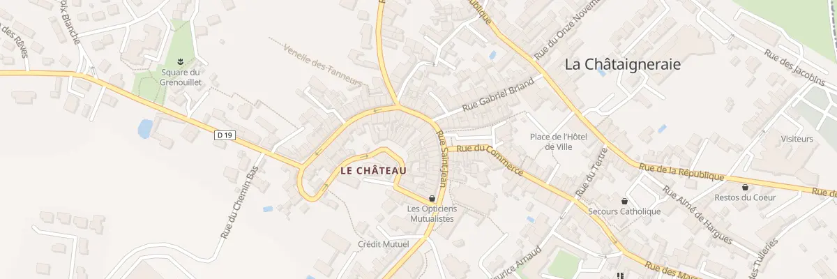 Plan du 30 Rue saint-jean à La Châtaigneraie