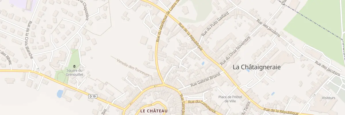 Plan du 7 Rue du docteur épron à La Châtaigneraie