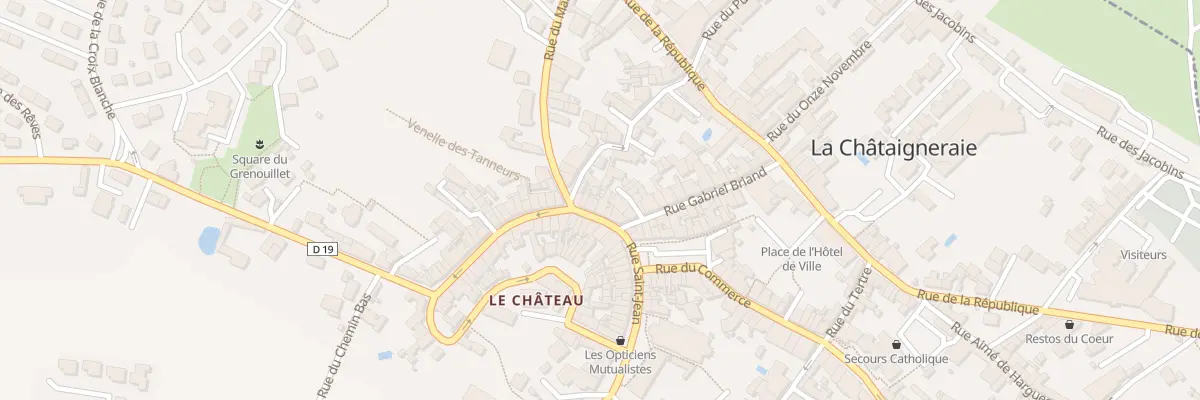 Plan du 17 Rue saint-jean à La Châtaigneraie