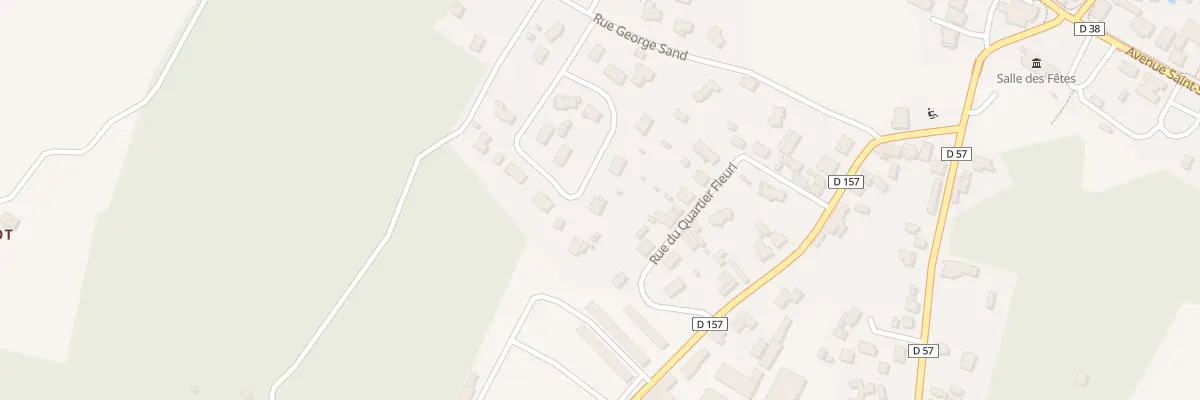 Plan du 38 Rue de la Sablière à Ygos-Saint-Saturnin