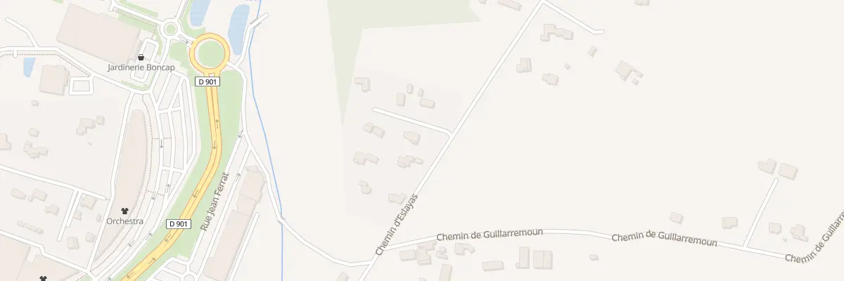 Plan du 9956 Che Eslayas à Orthez