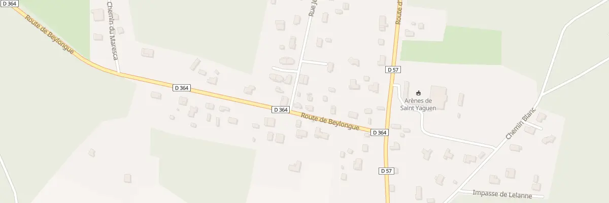 Plan du 48 Troyes à Saint-Yaguen