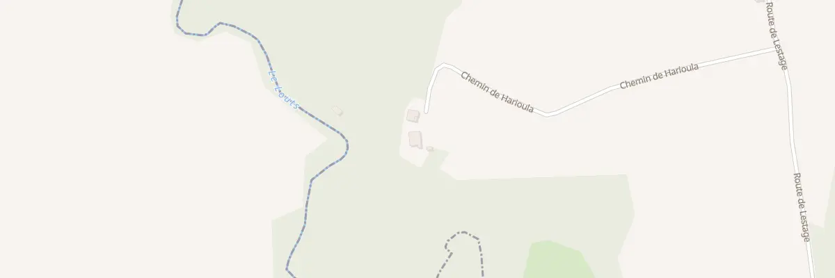 Plan du 480 Che de Harioula à Larbey