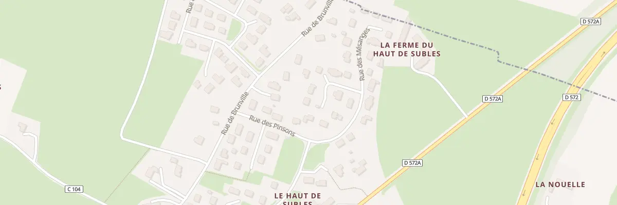Plan du 5 Square des Rouge Gorges à Subles
