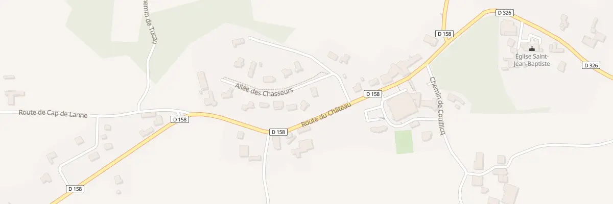 Plan du 117 All des Chasseurs à Gaujacq