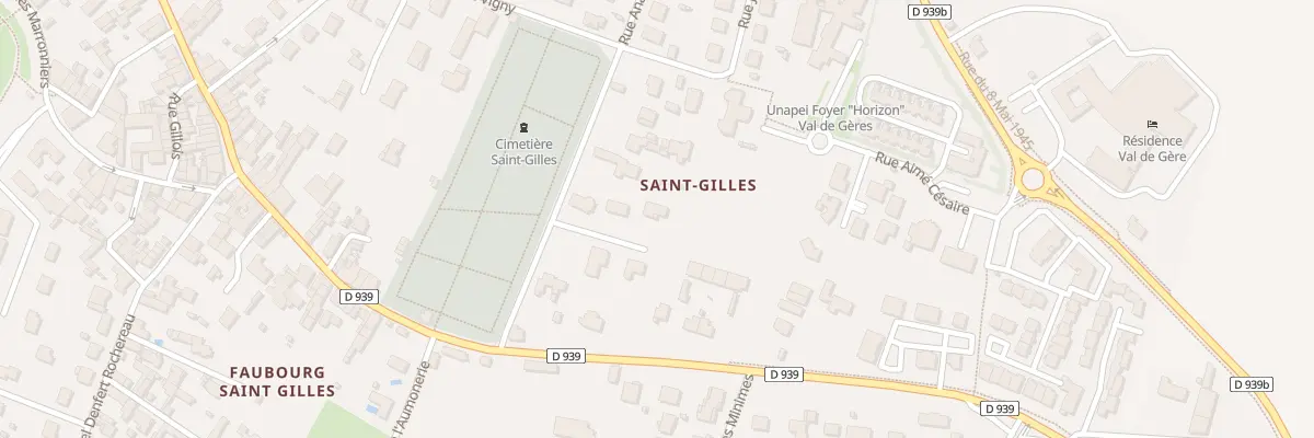 Plan du 5 Rue Anatole France à Surgères