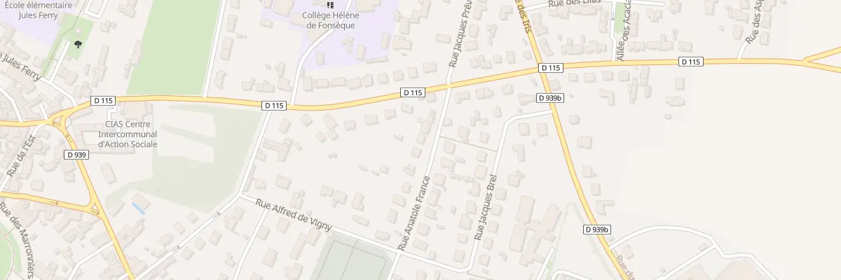 Plan du 12 Rue Anatole France à Surgères