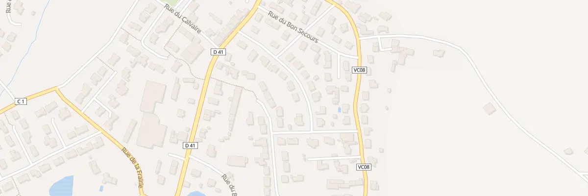Plan du 8 Rue de la Courserie à Saint-Pierre-des-Échaubrognes