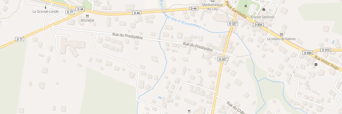 Plan du 157 Rue du Presbytère à Sabres