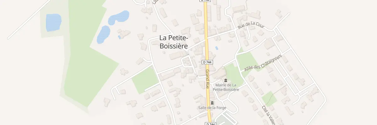 Plan du 1 Rue des Ecoles à La Petite-Boissière