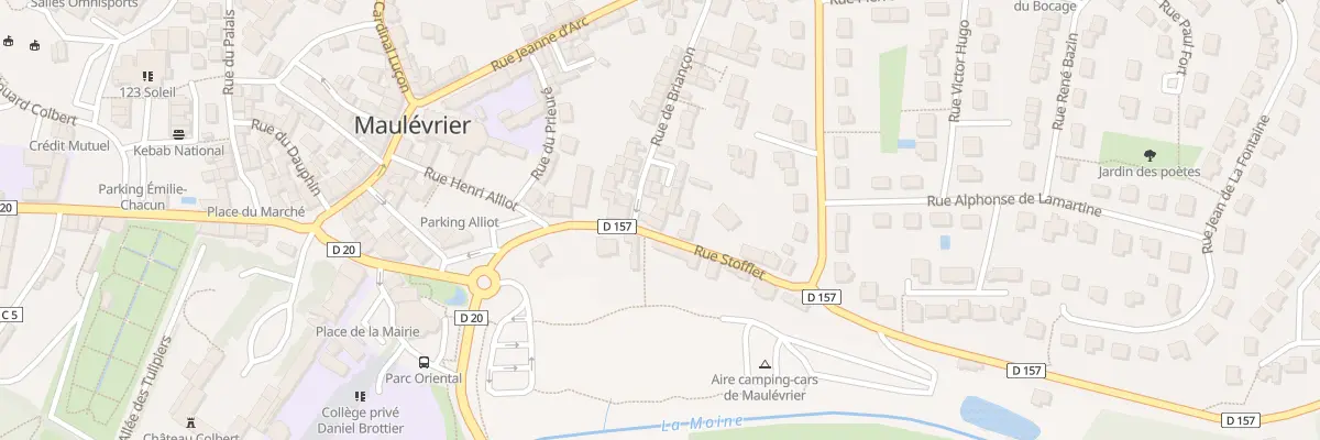 Plan du 2 Rue de Briancon à Maulévrier