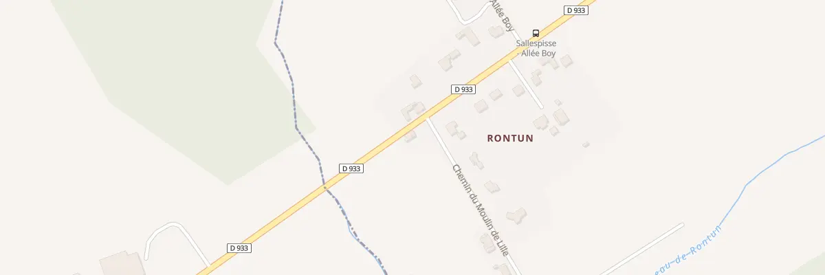 Plan du 1 Rue Moulin de Lille à Sallespisse