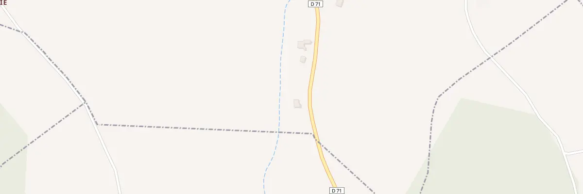 Plan du 42 Rte de Brassalay à Biron